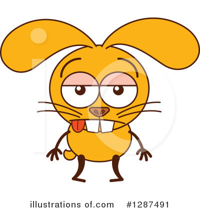 Royalty-Free (RF) Rabbit Clipart Illustration by Zooco - Stock Sample #1287491