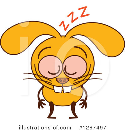 Royalty-Free (RF) Rabbit Clipart Illustration by Zooco - Stock Sample #1287497
