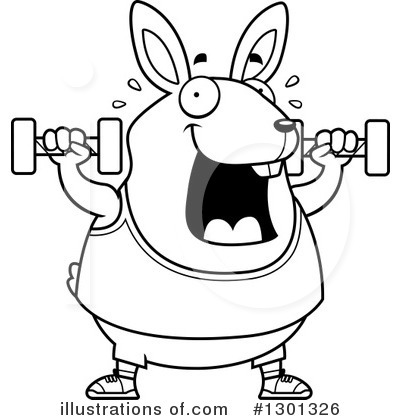 Royalty-Free (RF) Rabbit Clipart Illustration by Cory Thoman - Stock Sample #1301326