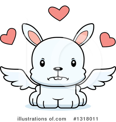 Rabbit Cupid Clipart #1318011 by Cory Thoman