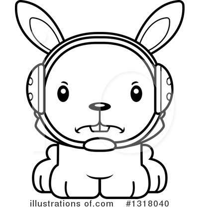 Royalty-Free (RF) Rabbit Clipart Illustration by Cory Thoman - Stock Sample #1318040