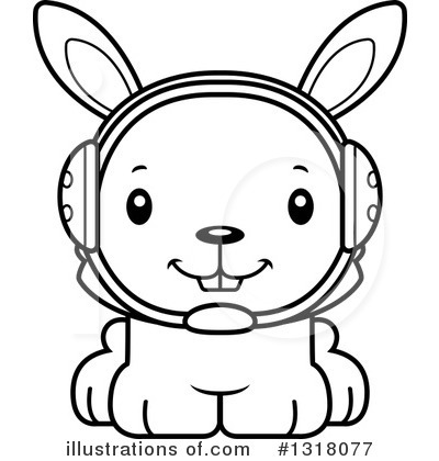 Royalty-Free (RF) Rabbit Clipart Illustration by Cory Thoman - Stock Sample #1318077
