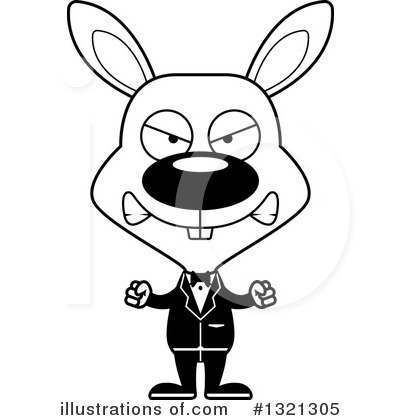Royalty-Free (RF) Rabbit Clipart Illustration by Cory Thoman - Stock Sample #1321305