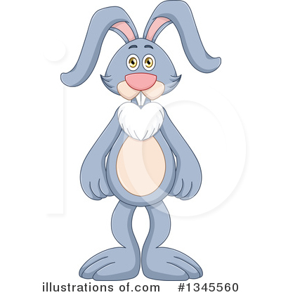 Royalty-Free (RF) Rabbit Clipart Illustration by Liron Peer - Stock Sample #1345560