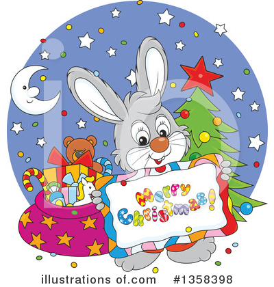 Royalty-Free (RF) Rabbit Clipart Illustration by Alex Bannykh - Stock Sample #1358398