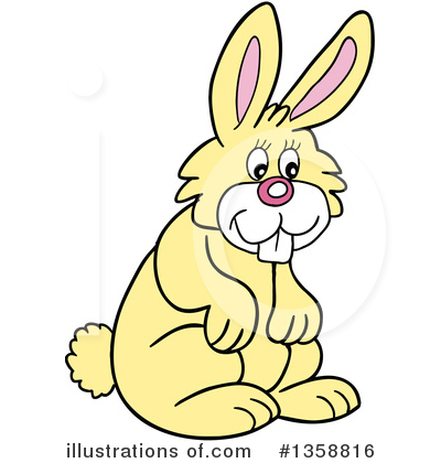 Rabbit Clipart #1358816 by LaffToon