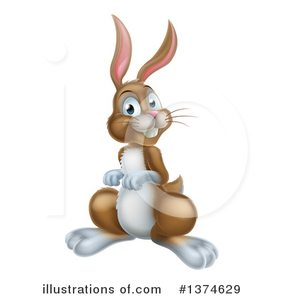 Royalty-Free (RF) Rabbit Clipart Illustration by AtStockIllustration - Stock Sample #1374629