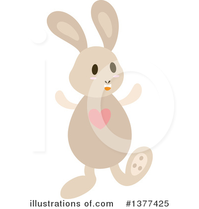 Royalty-Free (RF) Rabbit Clipart Illustration by Cherie Reve - Stock Sample #1377425