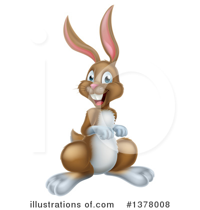 Royalty-Free (RF) Rabbit Clipart Illustration by AtStockIllustration - Stock Sample #1378008