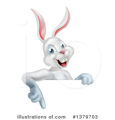Easter Bunny Clipart #1379703 by AtStockIllustration