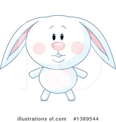 Royalty-Free (RF) Rabbit Clipart Illustration by Pushkin - Stock Sample #1389544