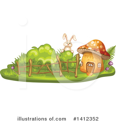 Royalty-Free (RF) Rabbit Clipart Illustration by merlinul - Stock Sample #1412352