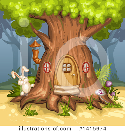 Tree House Clipart #1415674 by merlinul