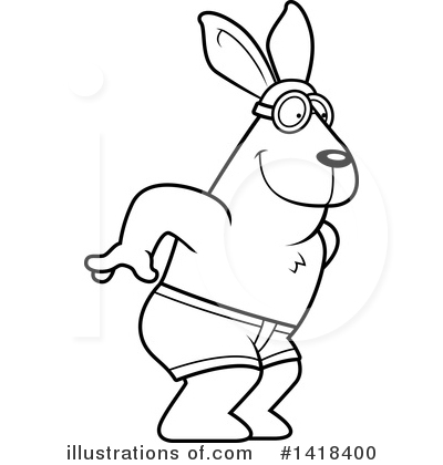 Royalty-Free (RF) Rabbit Clipart Illustration by Cory Thoman - Stock Sample #1418400