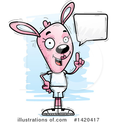 Royalty-Free (RF) Rabbit Clipart Illustration by Cory Thoman - Stock Sample #1420417