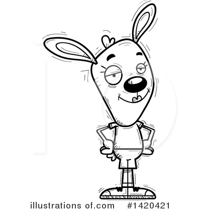 Royalty-Free (RF) Rabbit Clipart Illustration by Cory Thoman - Stock Sample #1420421