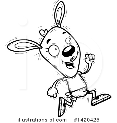 Royalty-Free (RF) Rabbit Clipart Illustration by Cory Thoman - Stock Sample #1420425
