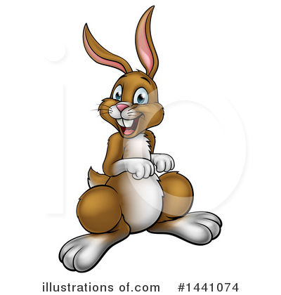 Royalty-Free (RF) Rabbit Clipart Illustration by AtStockIllustration - Stock Sample #1441074