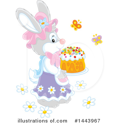 Royalty-Free (RF) Rabbit Clipart Illustration by Alex Bannykh - Stock Sample #1443967