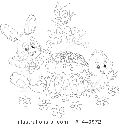 Royalty-Free (RF) Rabbit Clipart Illustration by Alex Bannykh - Stock Sample #1443972
