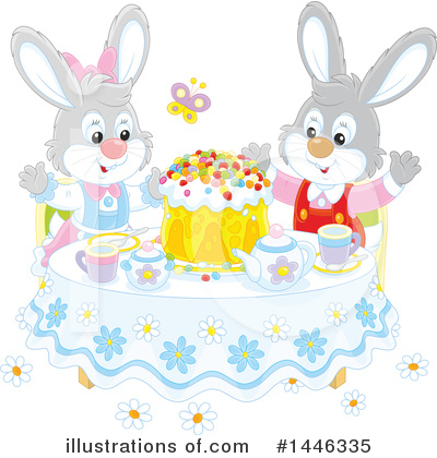 Royalty-Free (RF) Rabbit Clipart Illustration by Alex Bannykh - Stock Sample #1446335