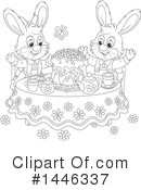 Rabbit Clipart #1446337 by Alex Bannykh