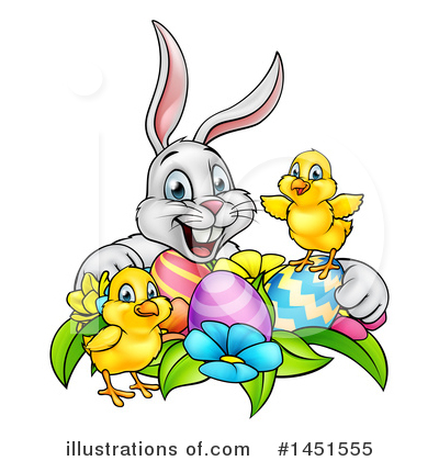 Easter Eggs Clipart #1451555 by AtStockIllustration