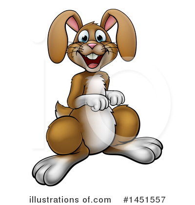 Royalty-Free (RF) Rabbit Clipart Illustration by AtStockIllustration - Stock Sample #1451557