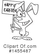 Rabbit Clipart #1455487 by toonaday