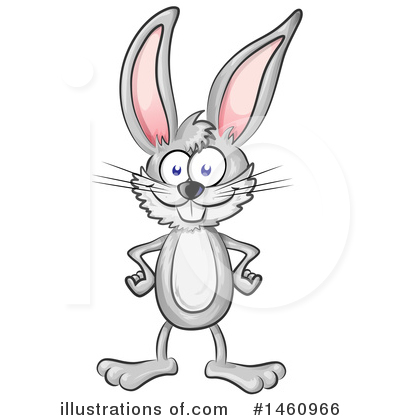 Rabbit Clipart #1460966 by Domenico Condello