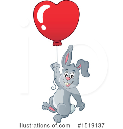 Royalty-Free (RF) Rabbit Clipart Illustration by visekart - Stock Sample #1519137