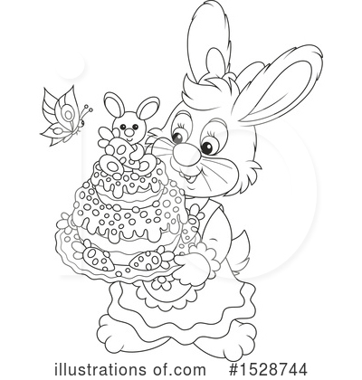 Royalty-Free (RF) Rabbit Clipart Illustration by Alex Bannykh - Stock Sample #1528744