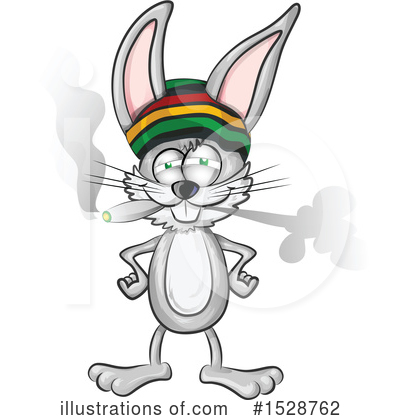 Royalty-Free (RF) Rabbit Clipart Illustration by Domenico Condello - Stock Sample #1528762