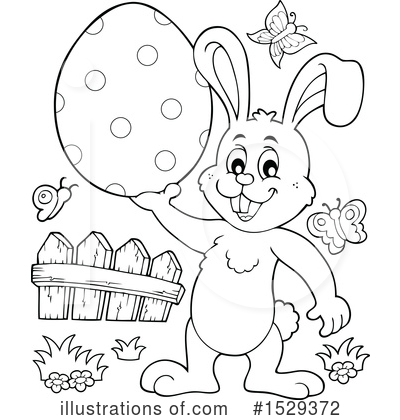 Royalty-Free (RF) Rabbit Clipart Illustration by visekart - Stock Sample #1529372