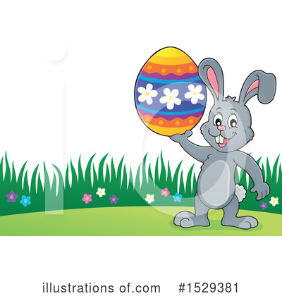 Royalty-Free (RF) Rabbit Clipart Illustration by visekart - Stock Sample #1529381