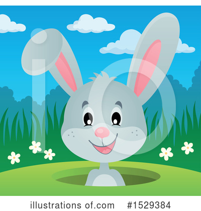Royalty-Free (RF) Rabbit Clipart Illustration by visekart - Stock Sample #1529384