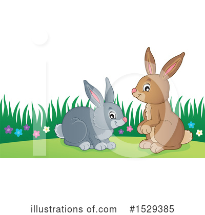 Royalty-Free (RF) Rabbit Clipart Illustration by visekart - Stock Sample #1529385