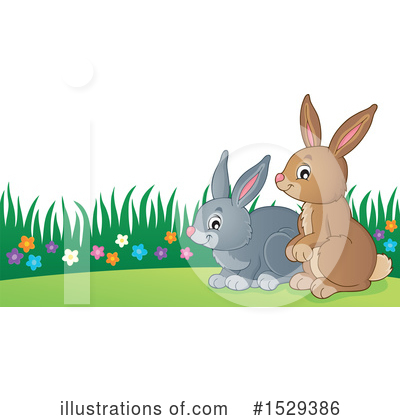 Royalty-Free (RF) Rabbit Clipart Illustration by visekart - Stock Sample #1529386