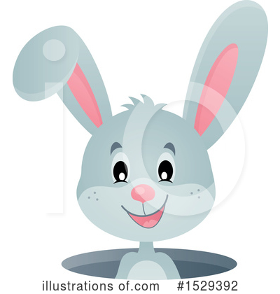 Royalty-Free (RF) Rabbit Clipart Illustration by visekart - Stock Sample #1529392