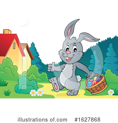 Royalty-Free (RF) Rabbit Clipart Illustration by visekart - Stock Sample #1627868