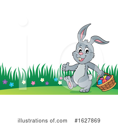Royalty-Free (RF) Rabbit Clipart Illustration by visekart - Stock Sample #1627869