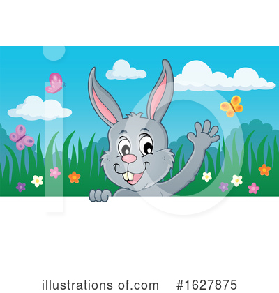 Royalty-Free (RF) Rabbit Clipart Illustration by visekart - Stock Sample #1627875