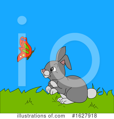 Royalty-Free (RF) Rabbit Clipart Illustration by elaineitalia - Stock Sample #1627918