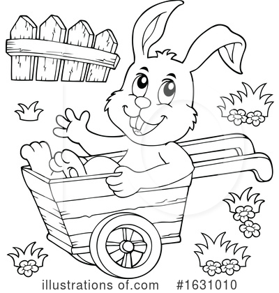 Royalty-Free (RF) Rabbit Clipart Illustration by visekart - Stock Sample #1631010