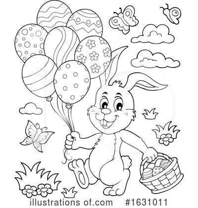 Royalty-Free (RF) Rabbit Clipart Illustration by visekart - Stock Sample #1631011