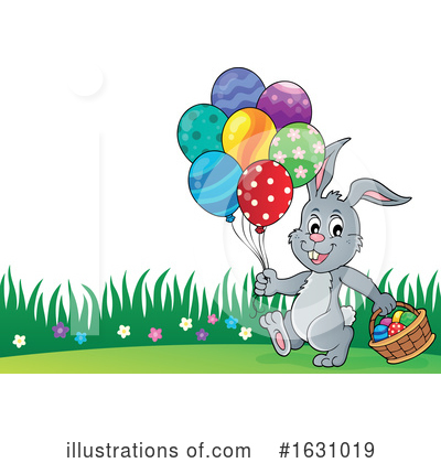 Royalty-Free (RF) Rabbit Clipart Illustration by visekart - Stock Sample #1631019
