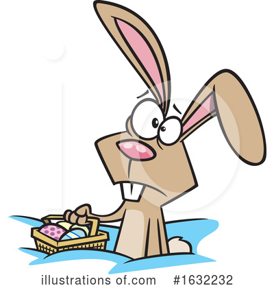Royalty-Free (RF) Rabbit Clipart Illustration by toonaday - Stock Sample #1632232