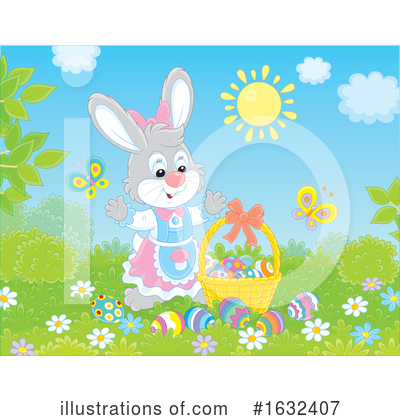 Royalty-Free (RF) Rabbit Clipart Illustration by Alex Bannykh - Stock Sample #1632407