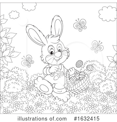 Royalty-Free (RF) Rabbit Clipart Illustration by Alex Bannykh - Stock Sample #1632415