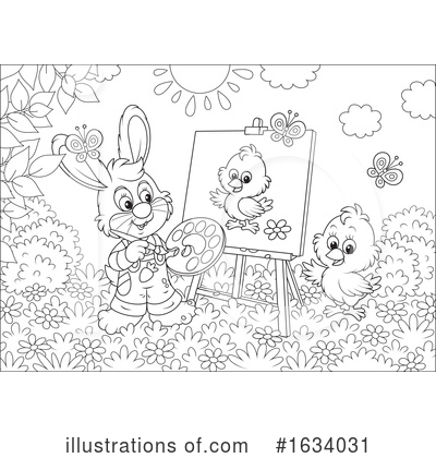 Royalty-Free (RF) Rabbit Clipart Illustration by Alex Bannykh - Stock Sample #1634031